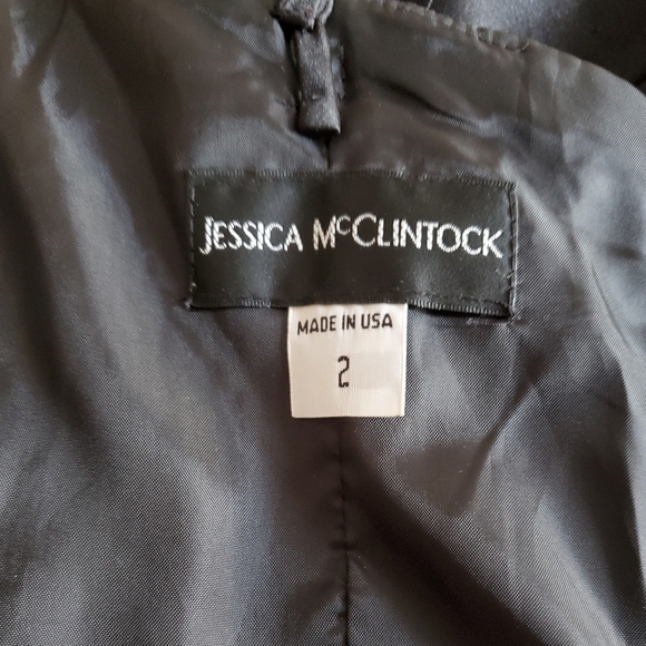 Vintage Jessica McClintock Bubble Cocktail Dress Size 2 - Picture 3 of 6